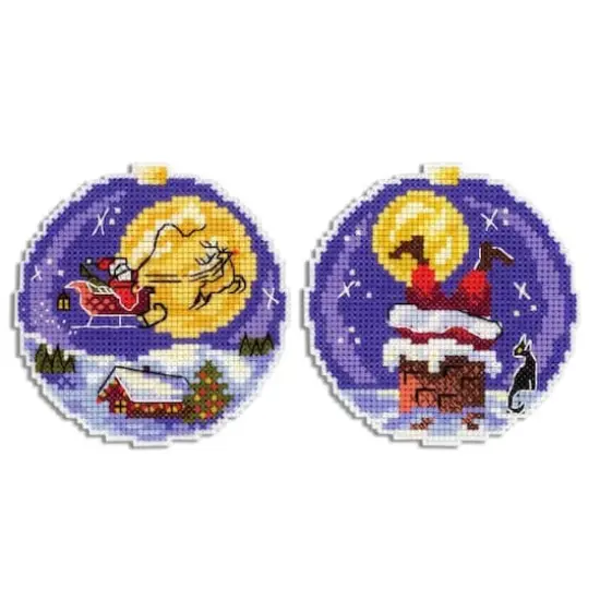Mp Studia Santa Plastic Canvas Counted Cross Stitch Kit {4}