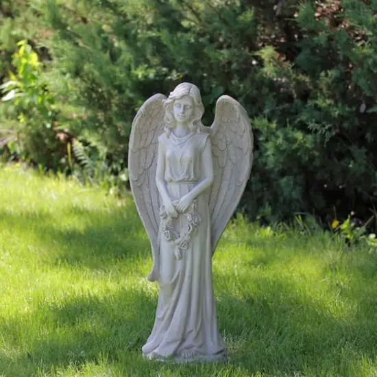 32" Serene Angel Garden Statue {3}