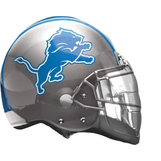 21" Detroit Lions Helmet Foil Balloon {1}