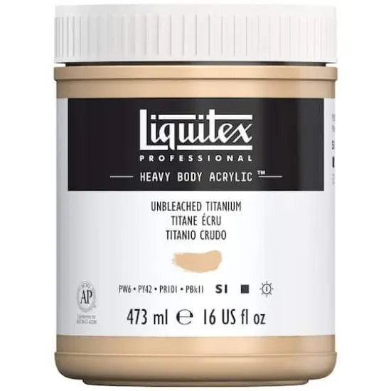 Liquitex® Professional Heavy Body Acrylic™ Paint, 16oz. Unbleached Titanium {1}
