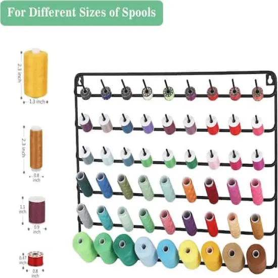 NEX&trade; 48-Spool Wall-Mounted Sewing Thread Rack {7}