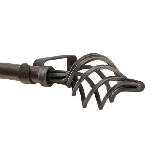 Home Details Modern Twist Curtain Rod Satin {1}