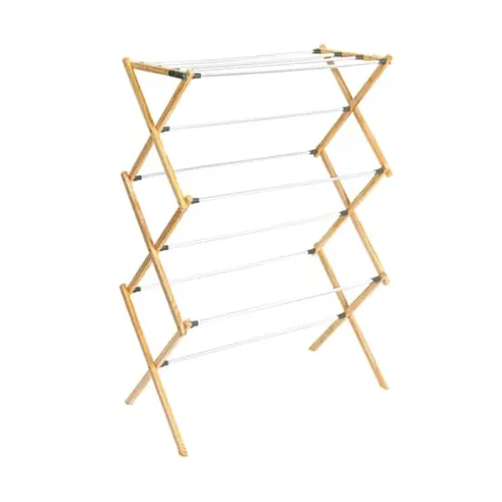 Household Essentials Drying Rack (Pine) {3}