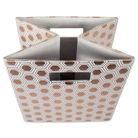 DII&reg; 11" Polyester Honeycomb Storage Cube Copper {4}