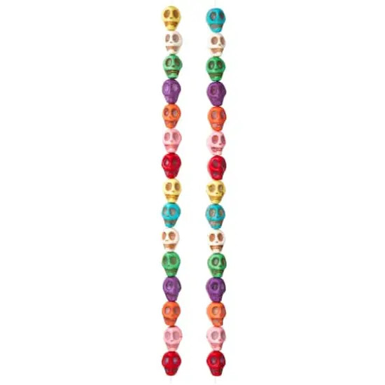 Colorful Reconstituted Skull Beads, 8mm by Bead Landing&trade; {4}