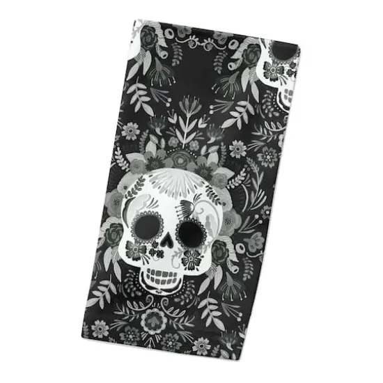 Sugar Skull Pattern 10" x 10" Cotton Twill Napkin {3}