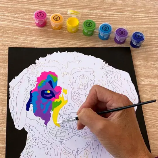 ArtSkills&reg; 8.5" x 11" Puppy Paint by Number for Kids {8}