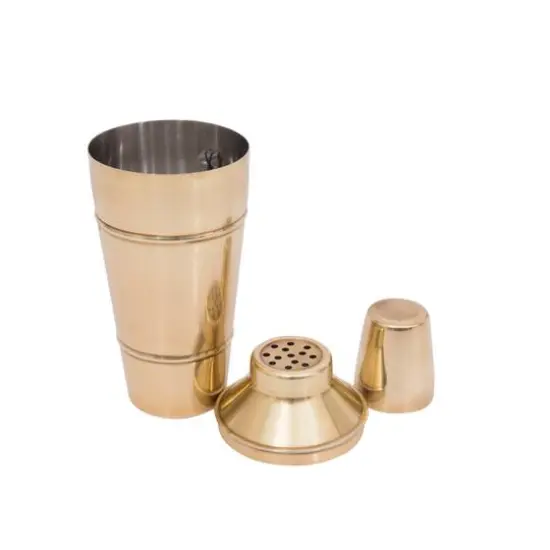 Hello Honey&reg; Gold Stainless Steel Cocktail Shaker {10}