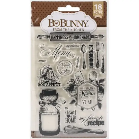 BoBunny&reg; From The Kitchen Clear Stamps {1}