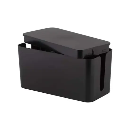 Simplify Black Cable Organizer Boxes, 2ct. {13}