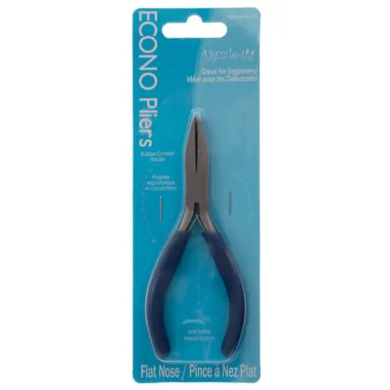 John Bead Multi Purpose Stainless Steel Flat Nose Jewelry Econo Pliers {4}