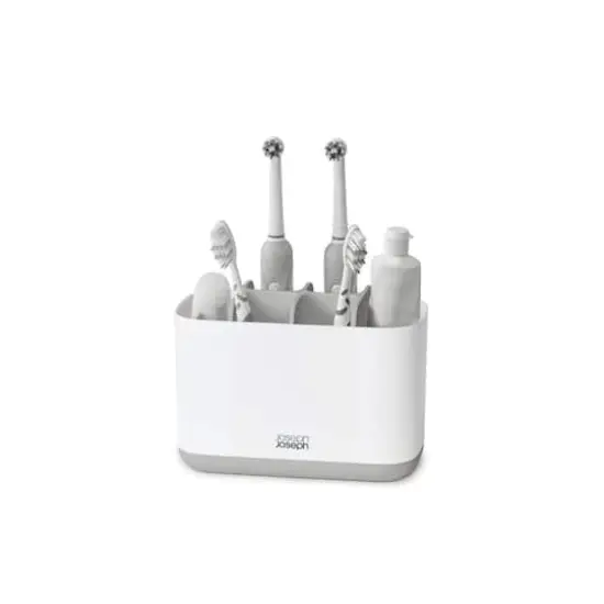 Joseph Joseph EasyStore Toothbrush Caddy Large - Grey/White {3}