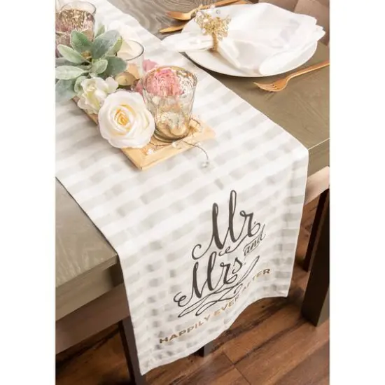 72" Mr. & Mrs. Table Runner {6}