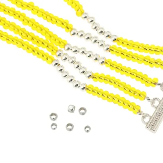 Assorted Metal Crimp Beads, 600ct. by Bead Landing&trade; Gold {4}