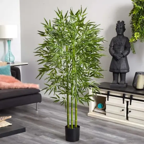 5ft. Potted UV Resistant Bamboo Tree {6}