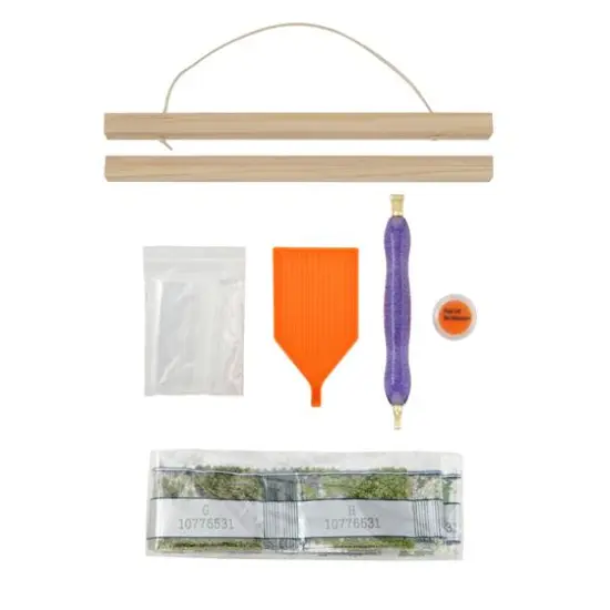 8" x 10" Witch Eye Diamond Art Kit with Magnetic Frame by Make Market&reg; {4}