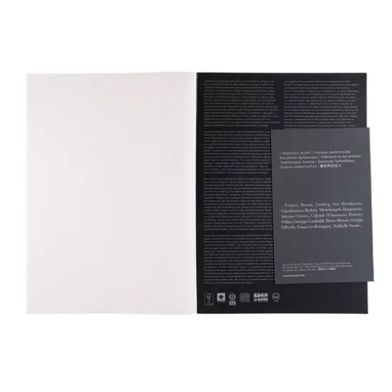 Fabriano&reg; Ecoqua Plus Dotted Glue-Bound Notebook Black {9}