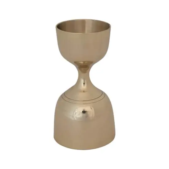 Hello Honey&reg; 1oz. & 2oz. Brass Double-Sided Cocktail Jigger {5}