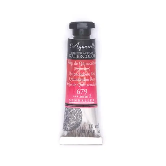 Sennelier French Artists' Watercolor, 10mL 679 Quinacridone Red S3 {1}