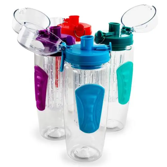 Gibson Home&reg; Rockland 32oz. Assorted Colors Hydration Bottle Set {5}
