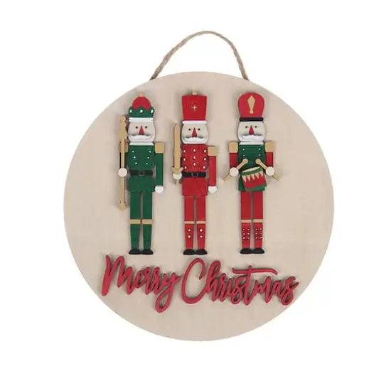 6" Nutcrackers Plaque DIY Wood Décor Kit by Make Market® {3}