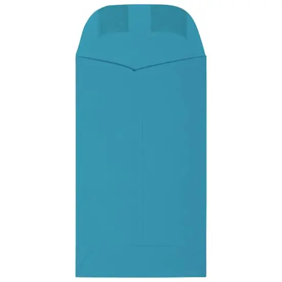JAM Paper Colored #3 Coin Business Envelopes, 50ct. Blue {4}