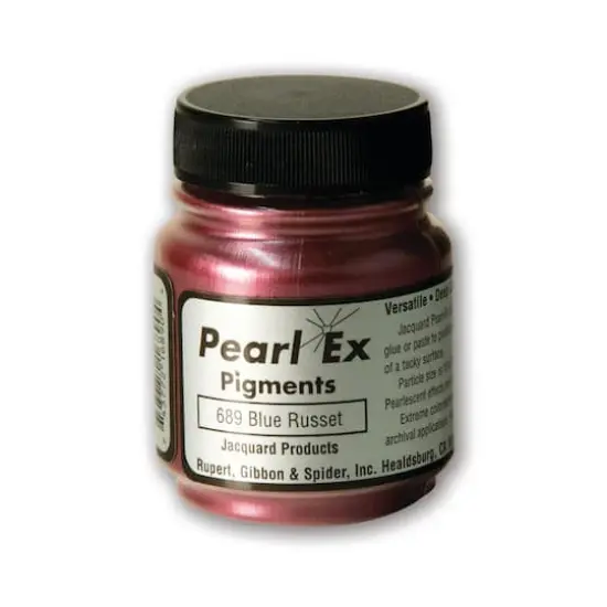 Jacquard Pearl Ex Pigment, 0.5oz. Blue Russet {1}