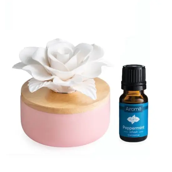 Airom&eacute; Rose Porcelain Passive Diffuser {1}
