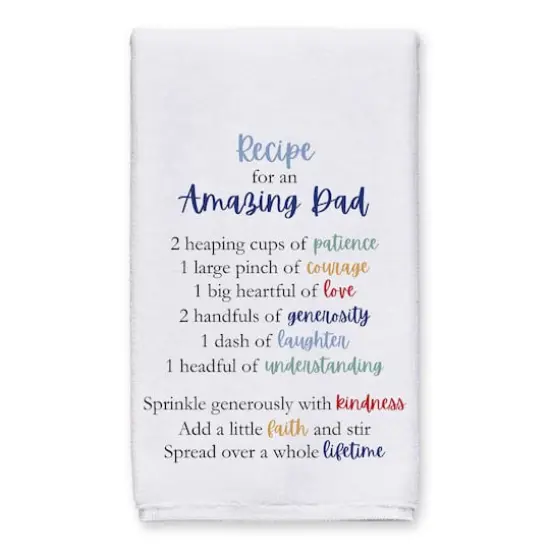 Recipe for an Amazing Dad Tea Towel Set {3}