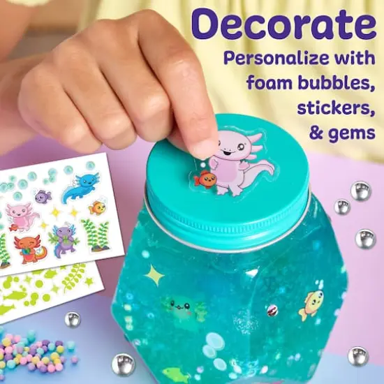 Creativity for Kids® Glowing Axolotl Aquarium {6}