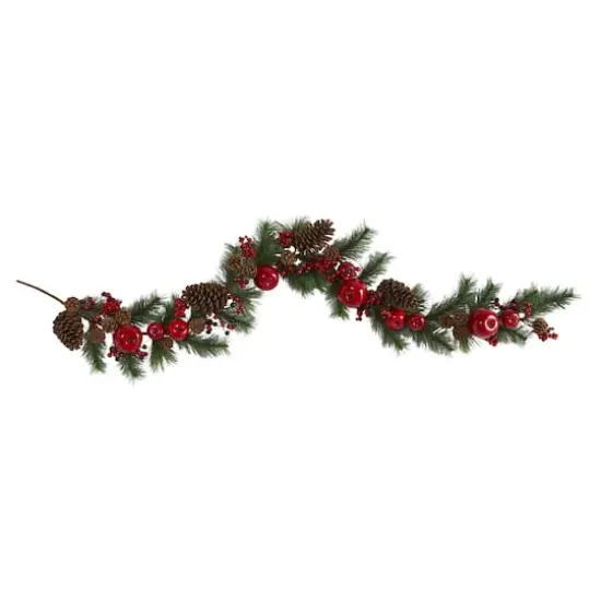 6ft. Apple, Berries & Pinecone Garland {1}