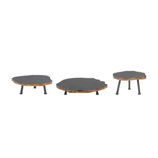 Tree Disc Pedestal Tray Set {1}