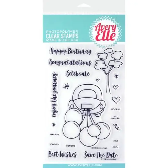 Avery Elle Journey Clear Stamp Set {1}