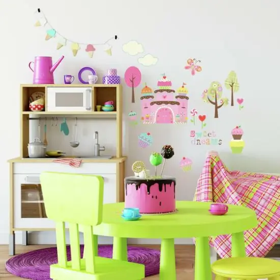 RoomMates Happi Cupcake Land Peel & Stick Wall Decals {3}