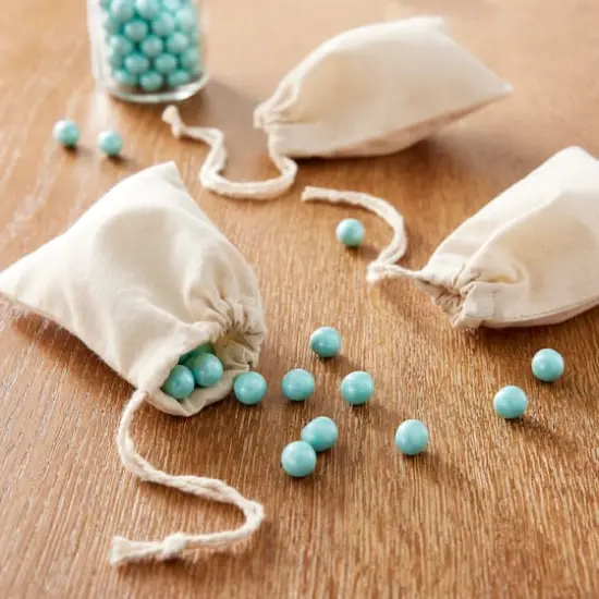 Cream Favor Muslin Bags by Celebrate It&trade;, 50ct. {3}