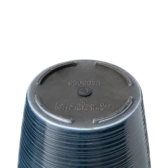 Glitzhome&reg; 22.5" Turquoise Faux Ceramic Textured Planters, 2ct. {7}