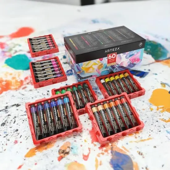 Arteza&reg; 60 Color Acrylic Paint Set {7}