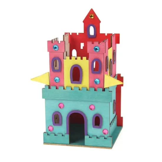 3D Castle Wood Crafting Kit by Creatology&trade; {3}