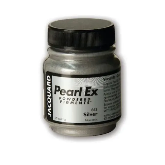 Jacquard Pearl Ex Powdered Pigments&trade;, 0.75oz. 663 Silver {1}