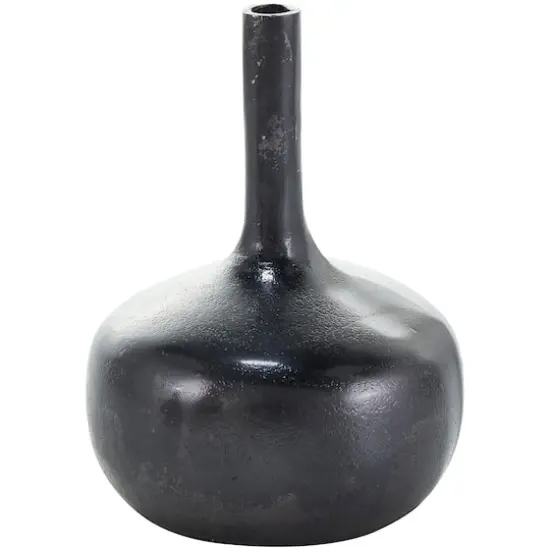 CosmoLiving by Cosmopolitan Contemporary Aluminum Vase Set Black {7}