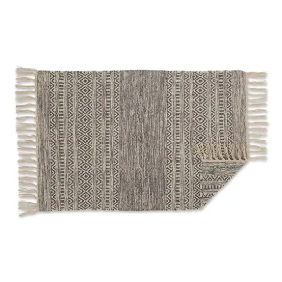 DII&reg; Gray Textured Dobby Hand-Loomed Rug, 2ft. x 3ft. {5}