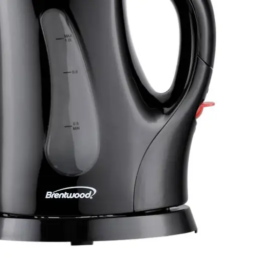Brentwood Black 1L BPA-Free Cordless Electric Kettle {5}