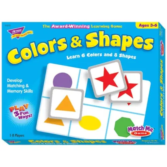 Trend Enterprises&reg; Colors & Shapes Match Me&reg; Game {1}