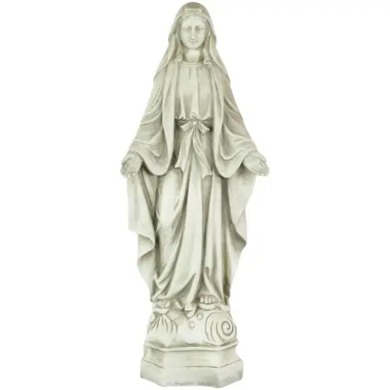 28.25" Religious Standing Virgin Mary Outdoor Garden Statue {1}