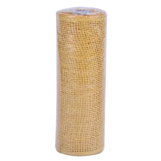 10" x 19ft. Daffodil Poly Burlap Mesh by Celebrate It&trade; {1}