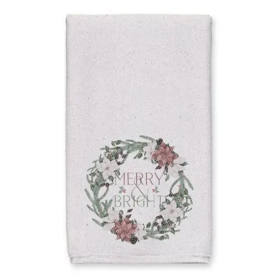 Merry & Bright Wreath Tea Towel Set {3}