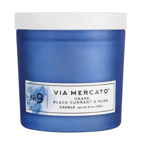 European Soaps Number Jar Candle Grape Black Currant and Musk {1}