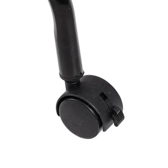 Honey Can Do Black Single Bounce Back Hamper with Wheels and Lid {8}