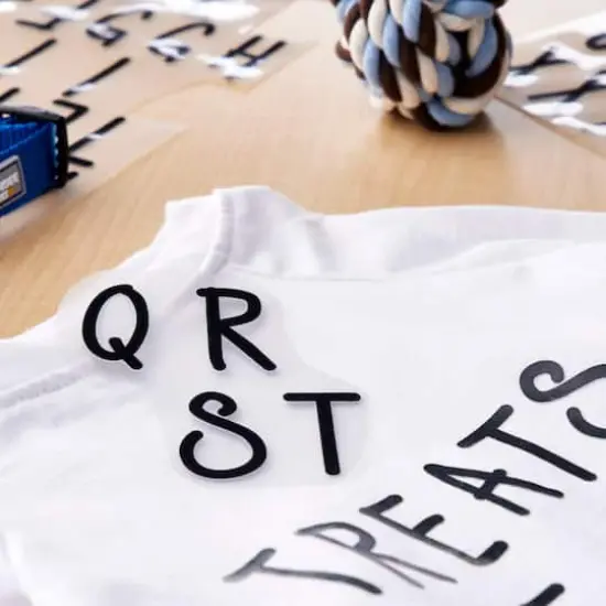 Black Fun Font Alphabet Iron-On Transfers by Make Market&reg; {3}