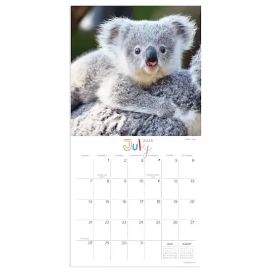 TF Publishing 2024 Baby Animals Mini Calendar {4}